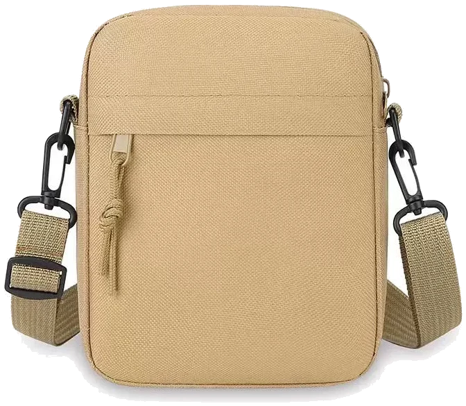 Sacoche bandoulière Toile Beige