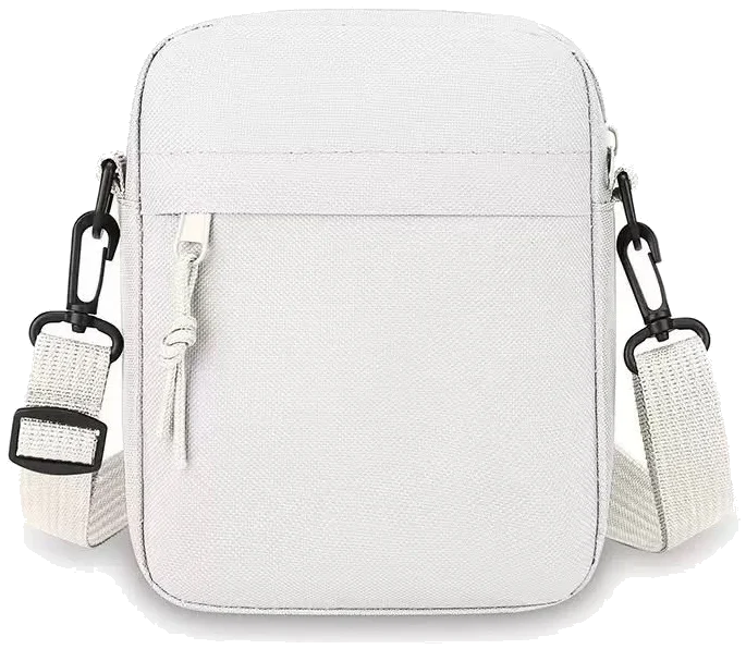 Sacoche bandoulière Toile Blanche